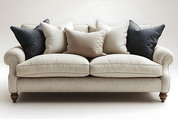 Elegant parlor tufted back sofa high resolution picture