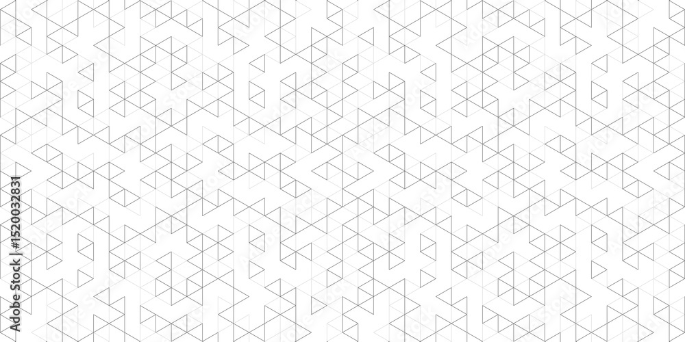Fototapete Abstract background with a seamless geometric pattern of simple triangle shapes. Stylish texture