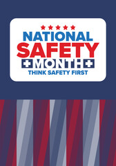 Fototapeta premium Visual Guide to Safety Awareness and Prevention for National Safety Month