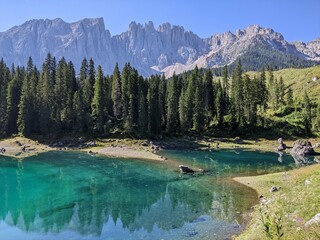 Dolomites lake