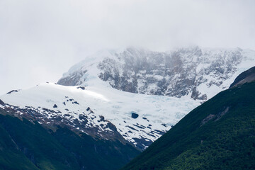 Los Glaciares National Park  Austral Andes in Argentina, in the south west of Santa Cruz on the border with Chile. By his magnificent natural beauty, 