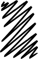 Marker Elements Texture Scratch Stroke Underlines Handdrawn