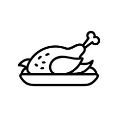 Fototapeta premium roast chicken