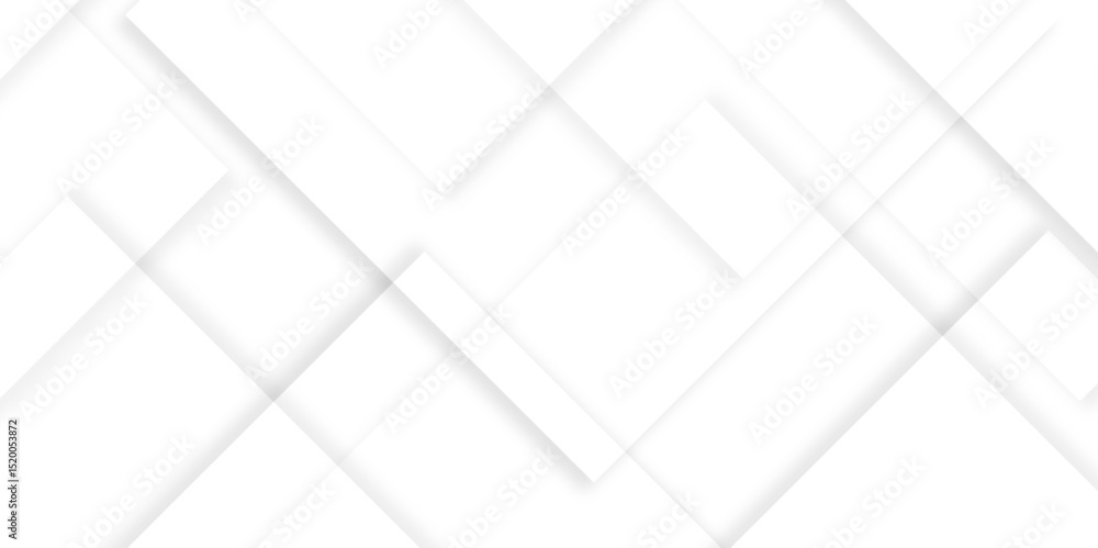 Leinwandbilder abstract background with lines White background with diamond and triangle shapes layered in modern abstract pattern design Space design concept Suit for business, corporate, institution presentation.	
