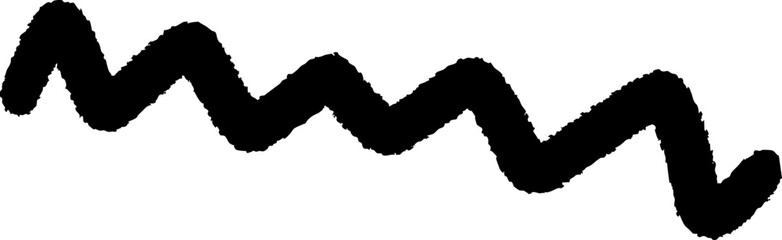 Marker Elements Texture Scratch Stroke Underlines Handdrawn