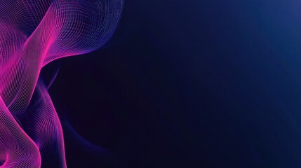 Vibrant wave pattern design