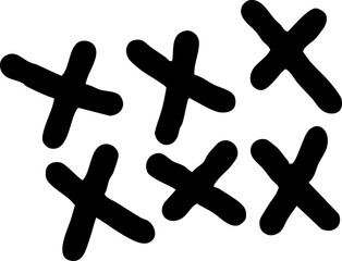 Marker Elements Texture Scratch Stroke Underlines Handdrawn