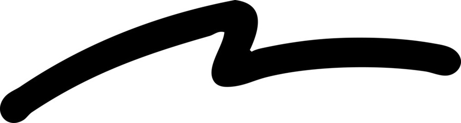 Marker Elements Texture Scratch Stroke Underlines Handdrawn