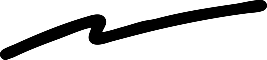 Marker Elements Texture Scratch Stroke Underlines Handdrawn