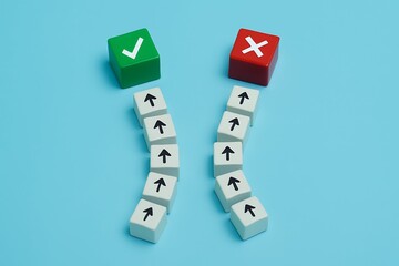 Making the Right Choice A Visual Representation of Decision-Making Processes, Success and Failure, Positive and Negative Outcomes, and the Path to Achieving Goals