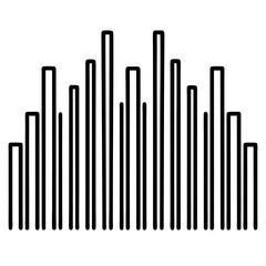bar code with black background