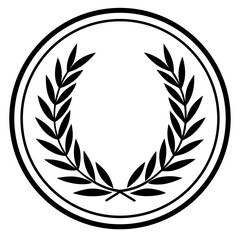 laurel wreath vector