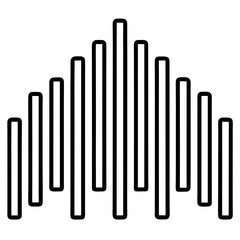 black and white bar graph