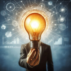 innovative ideas, bulb symbolize new ideas