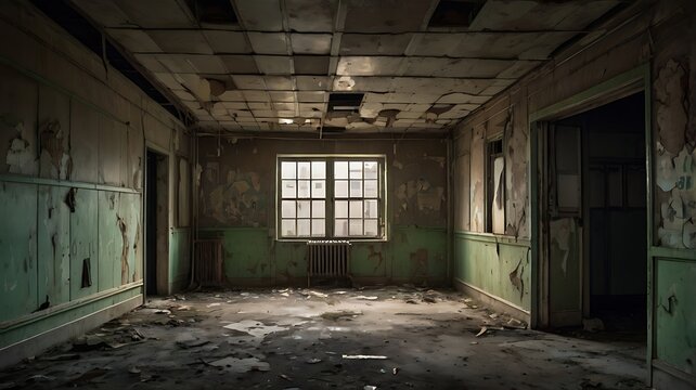 old abandoned building