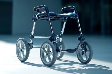Lightweight foldable medical walker chair high resolution picture
