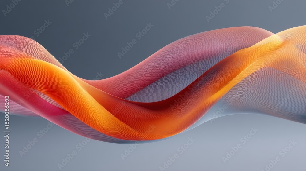 Poster abstract fluid shapes in vibrant colors create an artistic and modern visual effect.