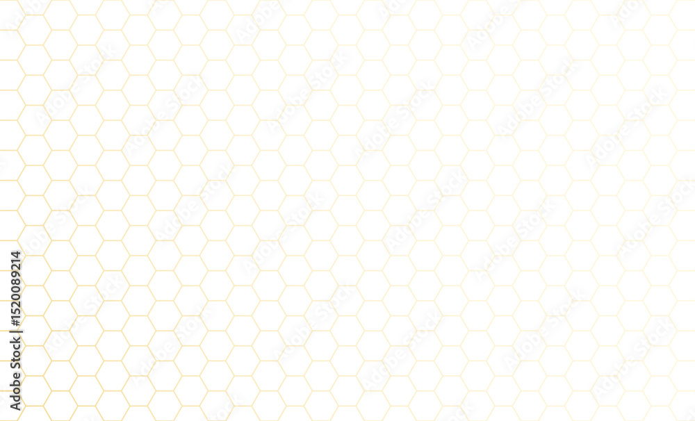 Aufkleber abstract luxury background with golden mosaic honeycombs. luxury white background with shiny element