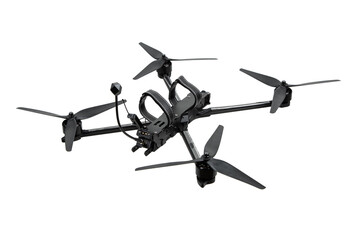 Racing drone with long antenna