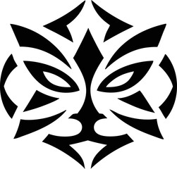 fox, cat, and tiger icons. Vector masks are perfect for playful, fun, or festival-themed designs.
