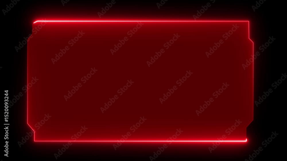 Poster hud, ui, gui futuristic user interface screen animation. high tech for video game. sci-fi concept de