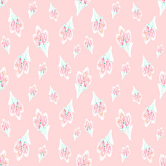 seamless pattern with flowers