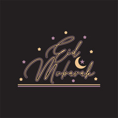 Eid Mubarak Invitation greetings wish card level Deign  