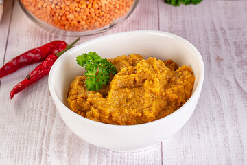 Indian cuisine - Lentil vegan dal
