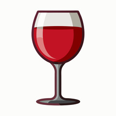 glass of red wine