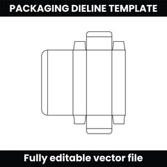 dieline for packaging, box dieline,die-line template, packaging dieline