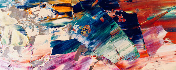 Abstract art background . Hand painting artwork on canvas .