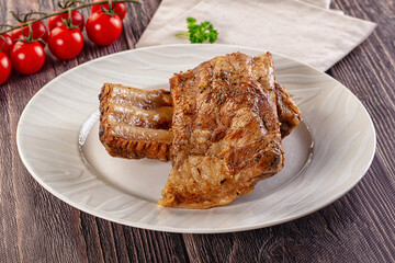 Steamed pork ribs with spices
