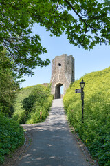 Entryway into Dover Castle, Medieval Castle in Dover, Kent, England.