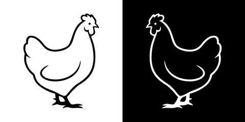 Fototapeta premium chicken logo