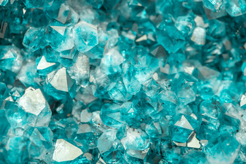 Aquamarine crystal mineral stone. Gems. Mineral crystals in the natural environment. Texture of...