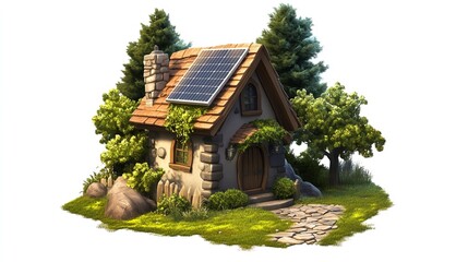 Eco-Friendly Cottage: Sustainable Living in the Woods