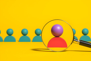 Talent acquisition recruitment hiring process human resources search and selection concept 