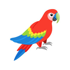 Fototapeta premium Parrot: The Colorful Birds of the Tropics