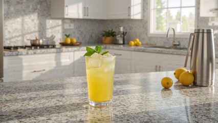 glass of lemonade