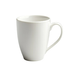 Obraz premium white cup isolated on white