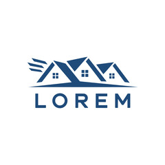 Home Logo Design Vector, Simple House Logo Design