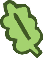 Green Leaf Illustration: A simple yet charming illustration of a single green leaf, perfect for representing nature, growth, or eco-friendly themes.