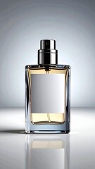 perfume bottle isolated on white