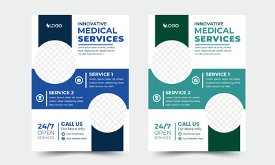 Corporate Business Flyer poster pamphlet brochure cover design layout background, two colors scheme in A4 size.