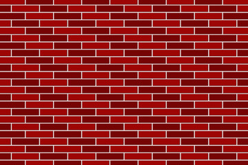 Bricks wall background vector illustration