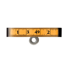 tape measure isolated on white background