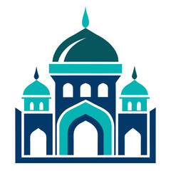 Mosque Logo Icon Design Islamic Religious Symbol for Websites and Apps