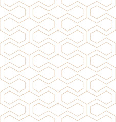 Vector seamless texture. Modern geometric background with hexagons.