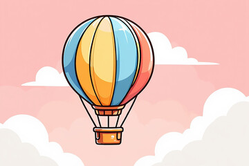 Obraz premium hot air balloon in sky