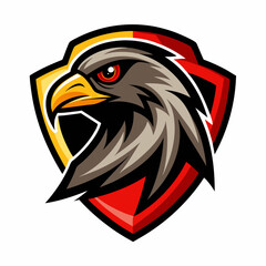 Professional Falcon Logo Design A Fierce and Elegant Bird Graphic